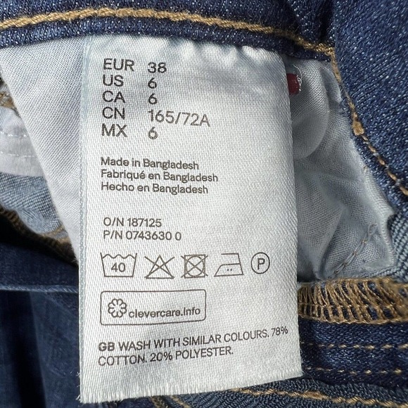 &Denim by H&M Flare Jeans Size 6 Boot Cut Denim - Picture 10 of 10